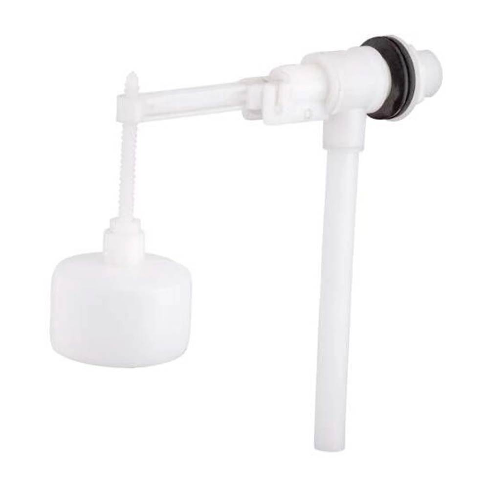 Plastic PVC Ball Cock Float Valve Set With Ball - Durable Water Float Ballcock Valve For Flush Tank, Toilet Accessory For Home(White) 1 Pc - Image 2