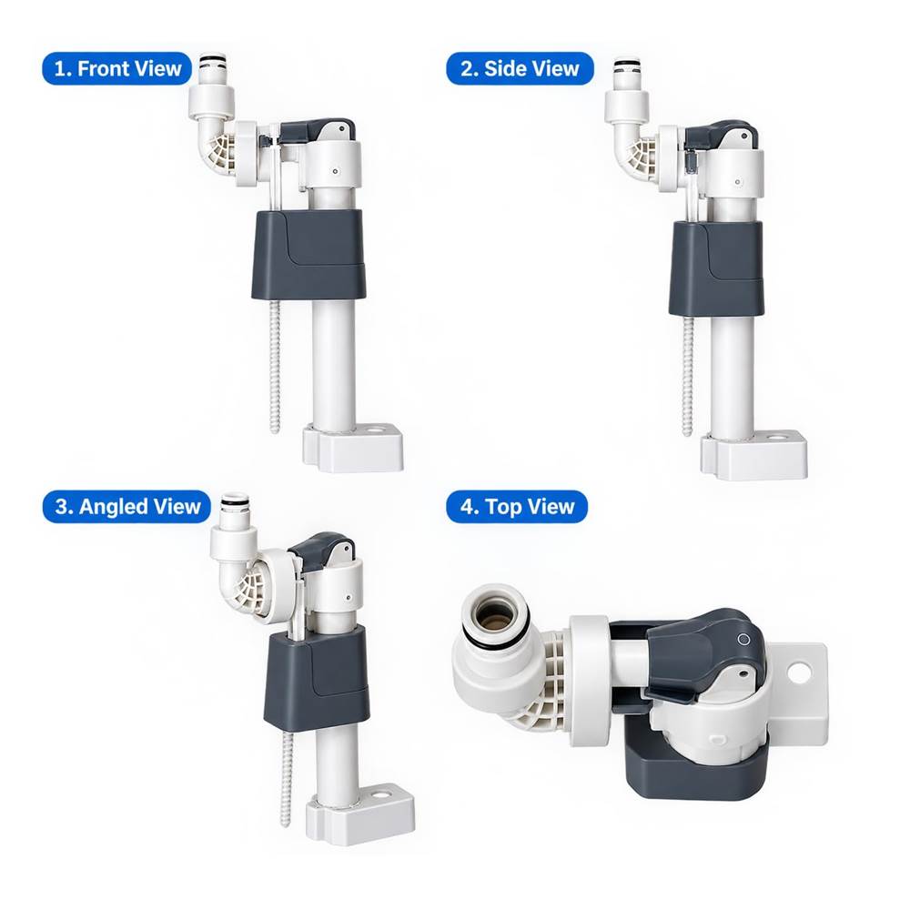 CONCEALED BALL COCK LK-TYPE NIPPLE | CONCEALED TANK FLUSH TANK BAL VALVE "U" - Image 2