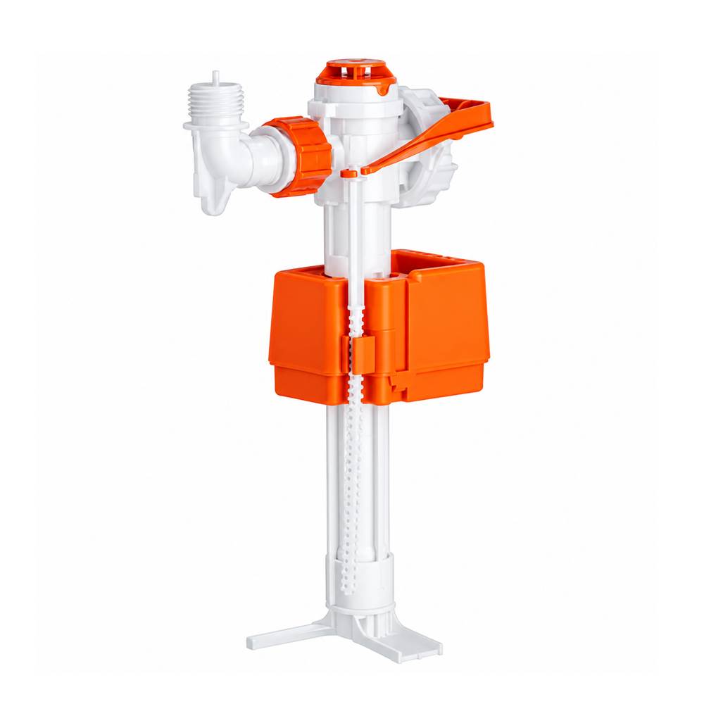 Concealed Ball Cock Bottom Ball Cock | Concealed Flush Tank Fill Valve | 1/2 & 3/8 Inch Old Model Ball Cock for Cistern Tank | Water Level Control Valve | Durable Plastic Toilet Flush Spare Part | Easy Replacement & Installation